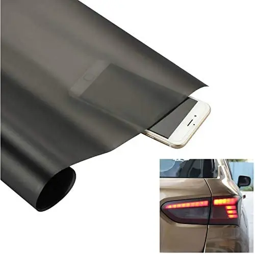 PVC Material Easy Removable 3 Layers Glossy Transparent Matte Black Light Film Tint