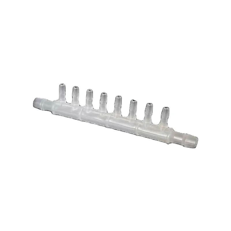 B8x4-8 Cross and 10 way barbed type garden plastic tube hose connector splitter