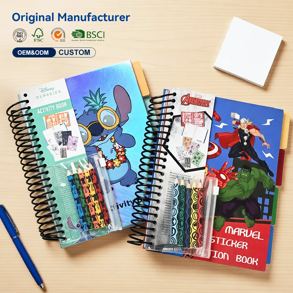 Wire Spiral Bound Catalogue Advertising Magazine Booklet Brochure Coil Binding Book Printing Service