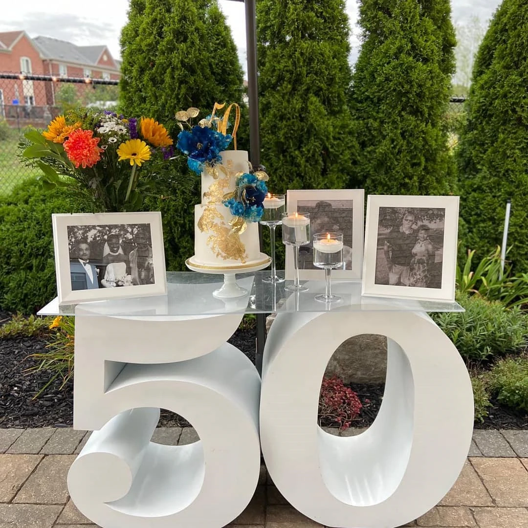 Настольная буква по низкой цене индивидуальный стол для торта украшения дня рождения