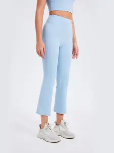 Wholesale High-Waisted Length Compression Active Pant Yoga Leggings Custom Logo Skinny Legging for Women