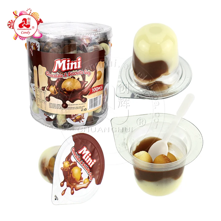 chocolate cup with spoon
