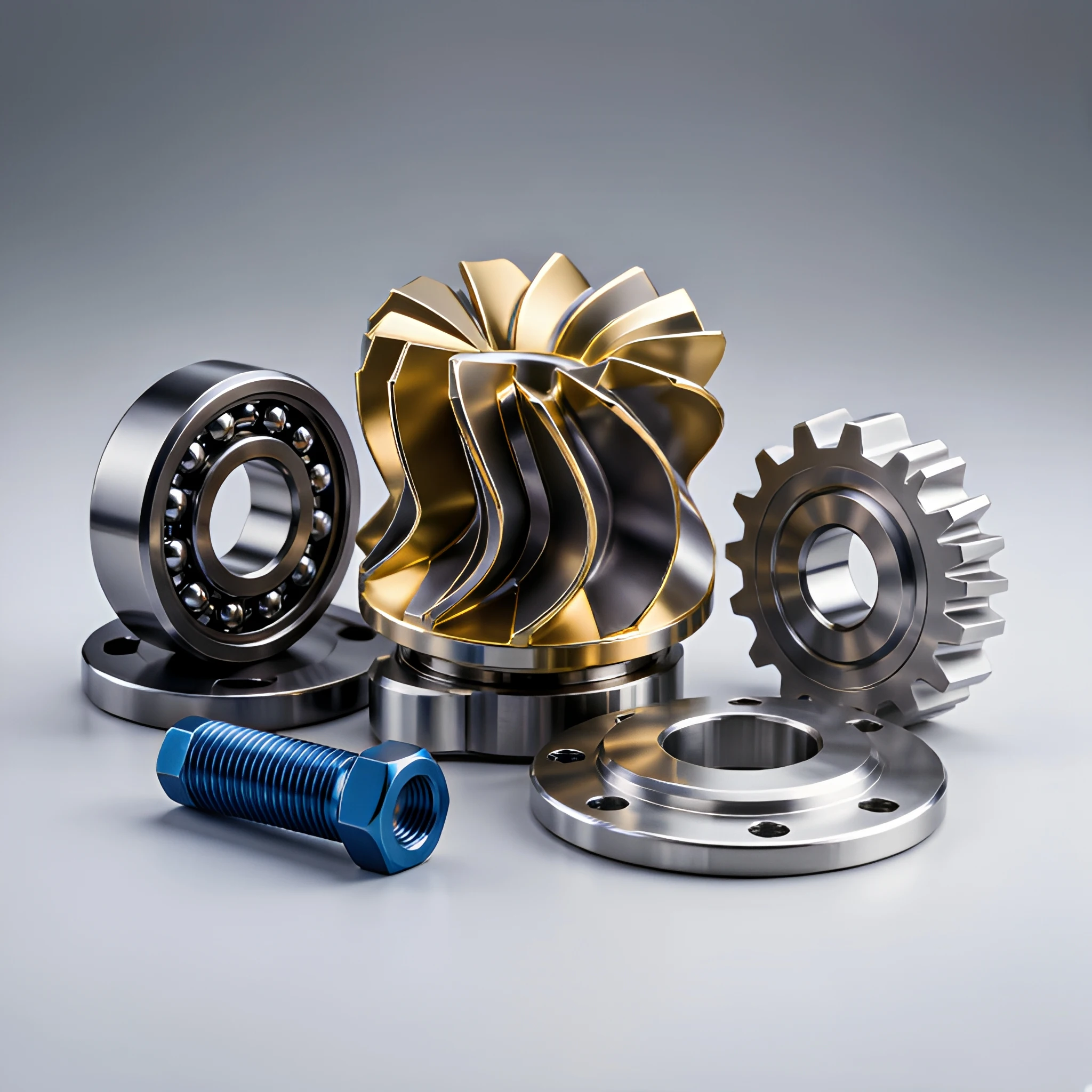 Custom High Precision CNC Machining Parts Aluminum Stainless Steel Brass Metal Anodized Turning Milling Service OEM ODM Factory
