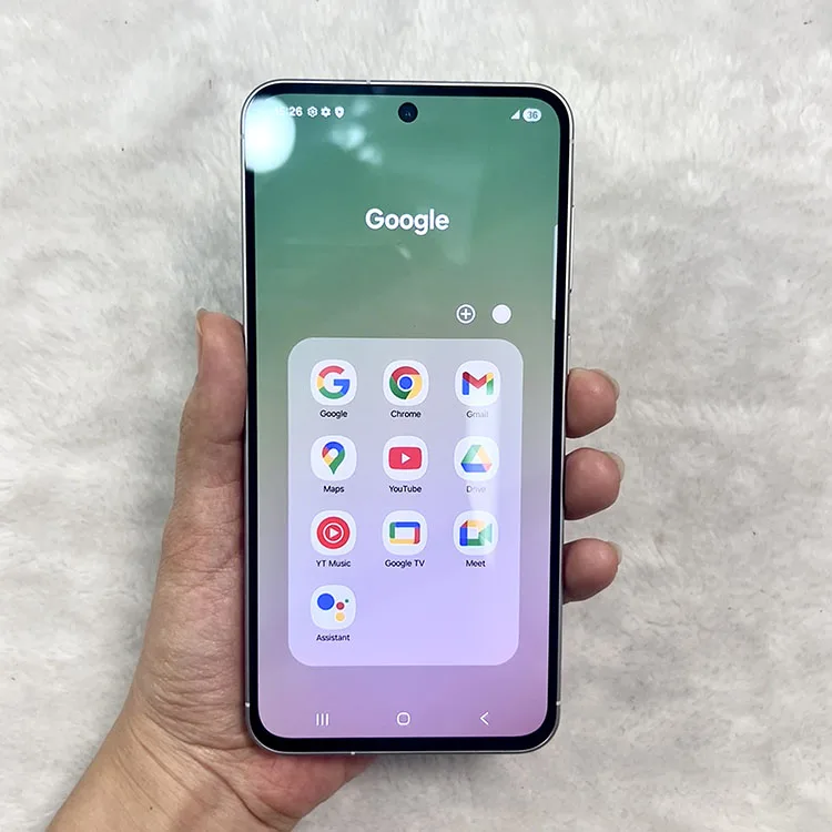 Téléphone portable d'occasion en gros, état A+, pour Samsung A56, cellulaire, 256 Go, 8 Go de RAM, débloqué, version mondiale, téléphone Android