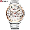 2 Glod Case White Dial