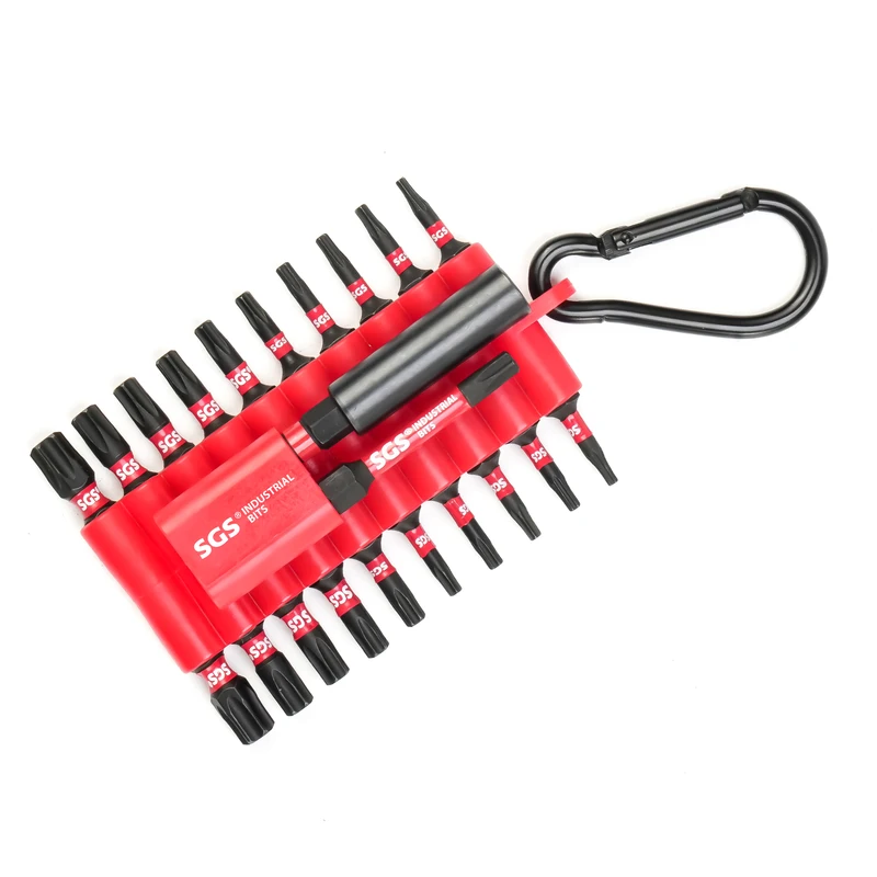 MOYOTEC 22PCS Strong Magnetic 1/4 Torx and Torx with Hole Impact Screwdriver Bit and Extension Bit H