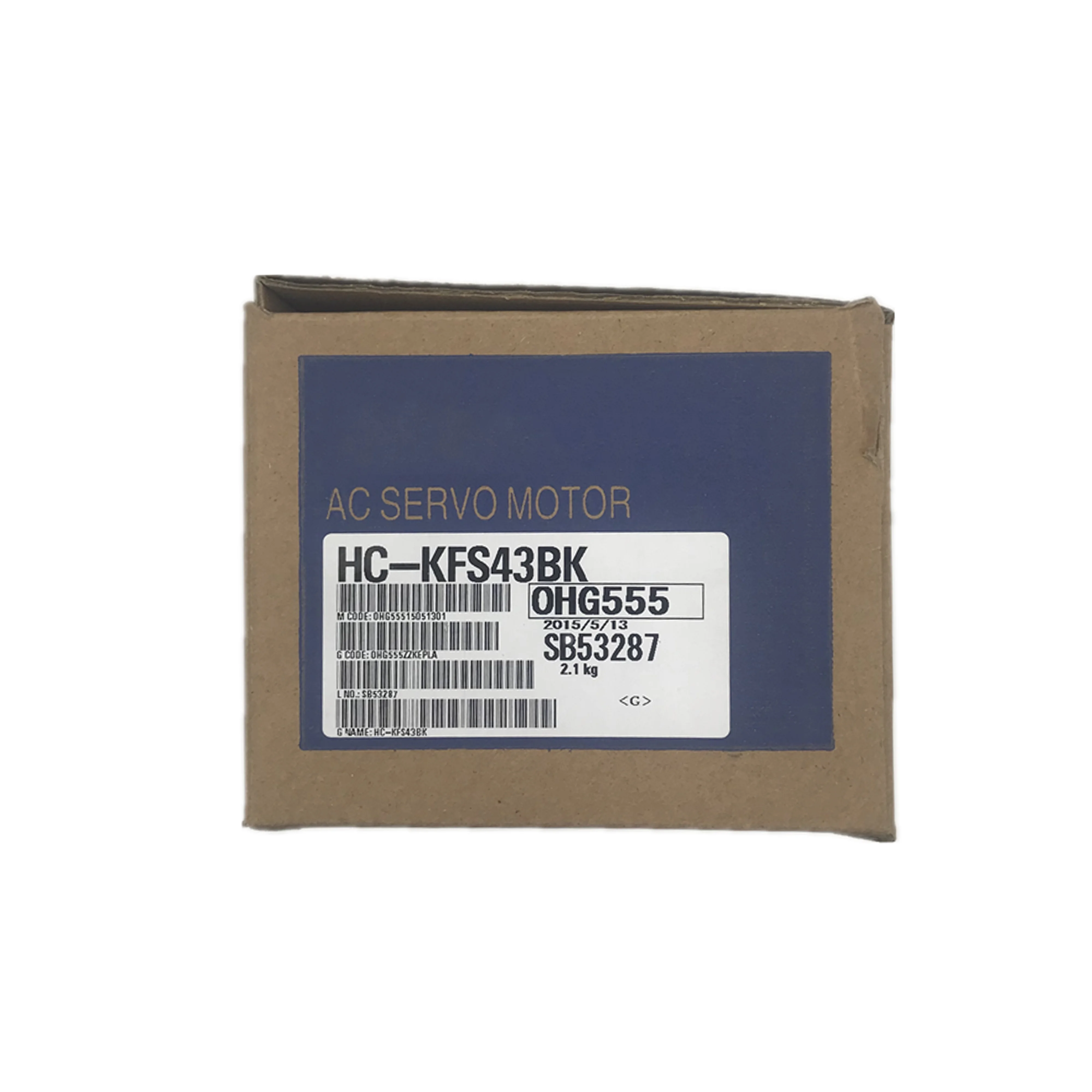 Nový originálny servomotor HC-KFS43BK zo série J2S s výkonom 400 W a brzdou, napájanie 200 V. Menovitá otáčková rýchlosť: 3000 ot./min. Stabilný nízkoinerčný chod. Vybavený vysokopresným enkóderom, spoľahlivé ochranné vlastnosti.