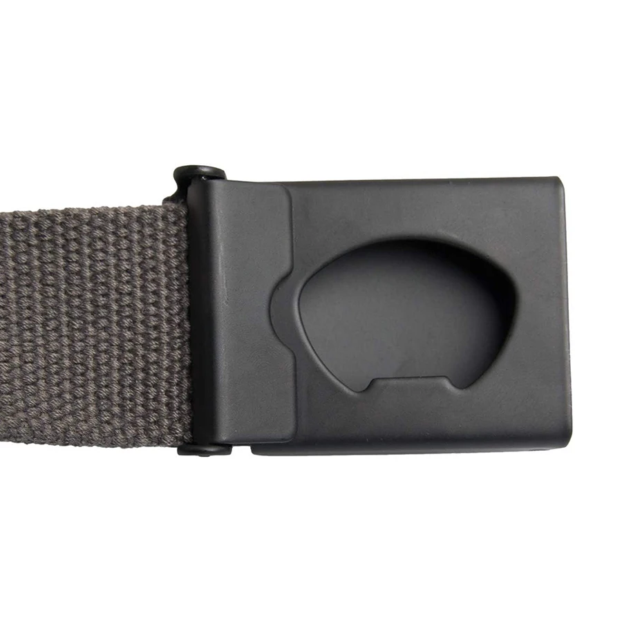 Wear-resistant Casual Sports Training Durable Canvas Web Belt Men Wear-resistant Tactical Flip Top Buckle Belt