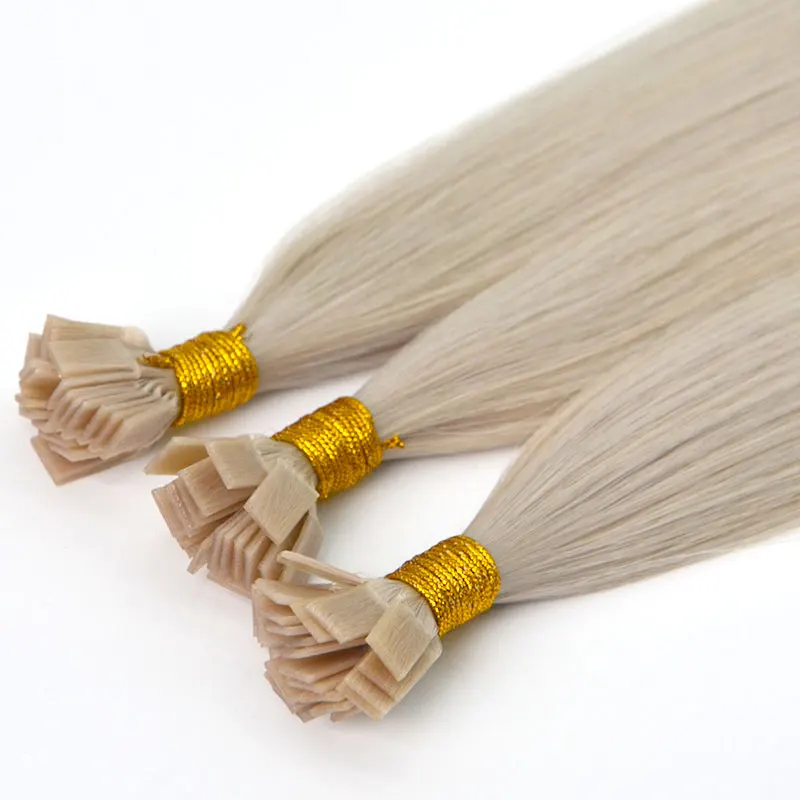 2024 Lanxun New Trend Wholesale Hair Product Pre-bonded Flat Tip Remy  Hair Extensions Human Hair For Sale details