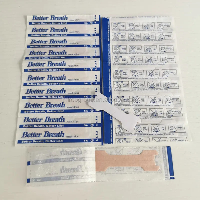 2023 Health Care Products Anti Snoring Nasal Strips,Nose Decongestion Better Breath Nasal Strips,Nose Plaster To Breathe Better