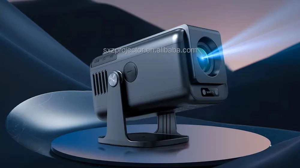Smart Projector Android 13 Con Netflix Ufficiale - Autofocus, Correzione Trapezoide, 28000 Lumen, Supporto 4K, WiFi 6, Bluetooth 5.2