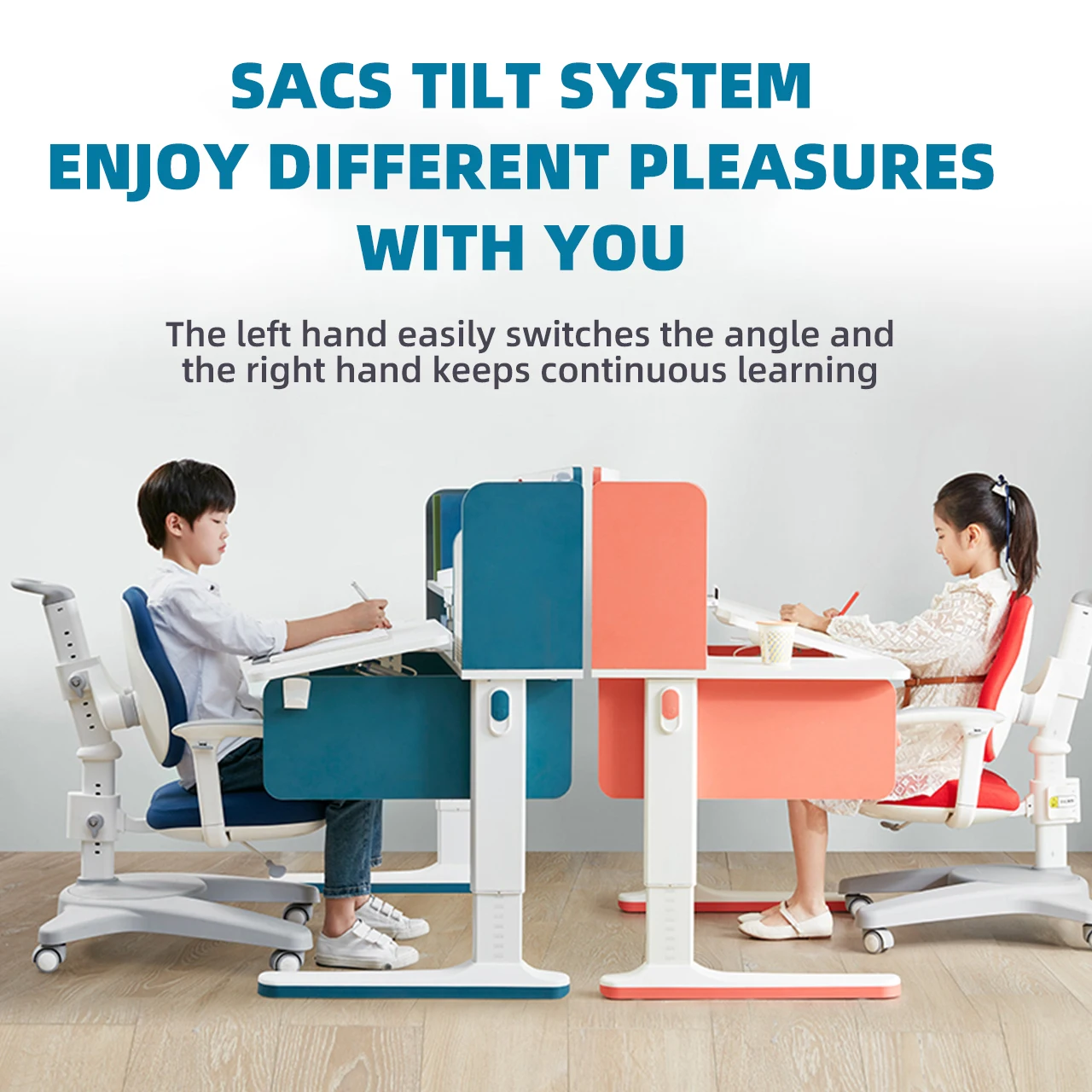 Totguard Multifunctional Adjustable Ergonomic Children Study Desk and Chair Set