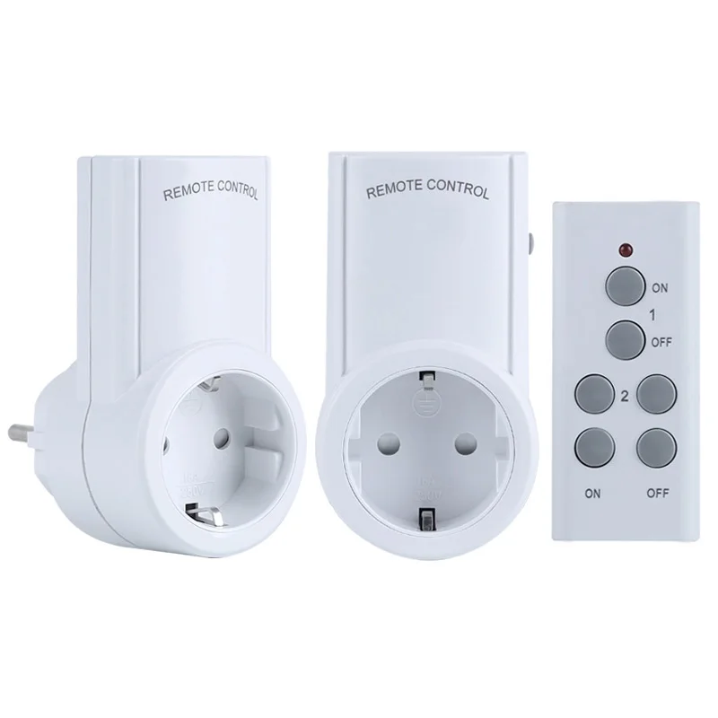 Wireless Remote Control Plug Outlet With Remote On Off Switch (1