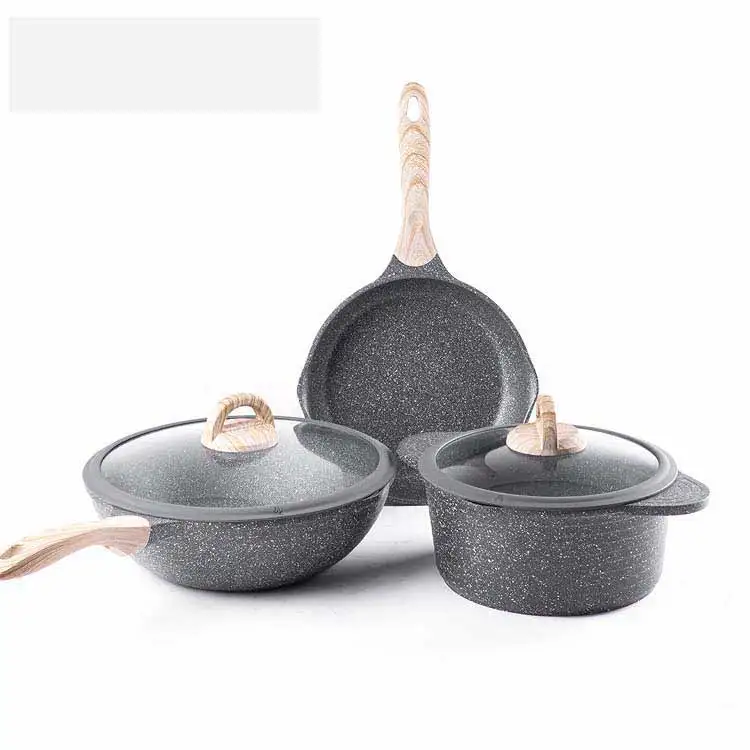 JEETEE OEM Morandi Detachable Oven Safe Nonstick Die Cast Aluminum Cookware  Set With Detachable Pan Handle Cooking Sets Cookware - Buy JEETEE OEM  Morandi Detachable Oven Safe Nonstick Die Cast Aluminum Cookware