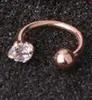 Rose gold-clear