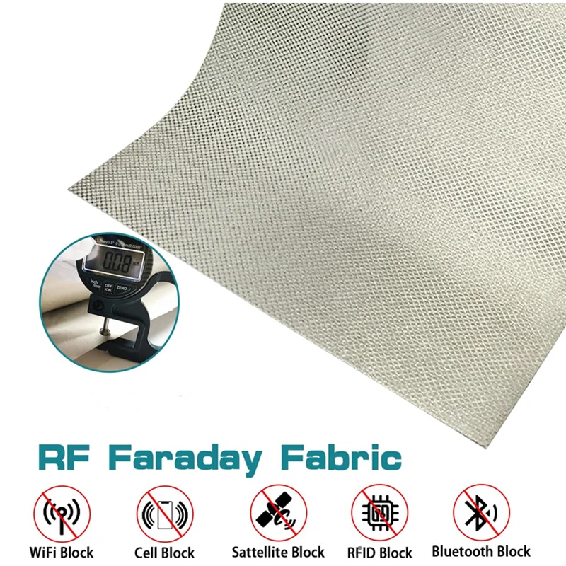 Faraday Stoff Abschirmgewebe Faraday Fabric Schützt Signal Leitendes Gewebe Abschirmung von RF