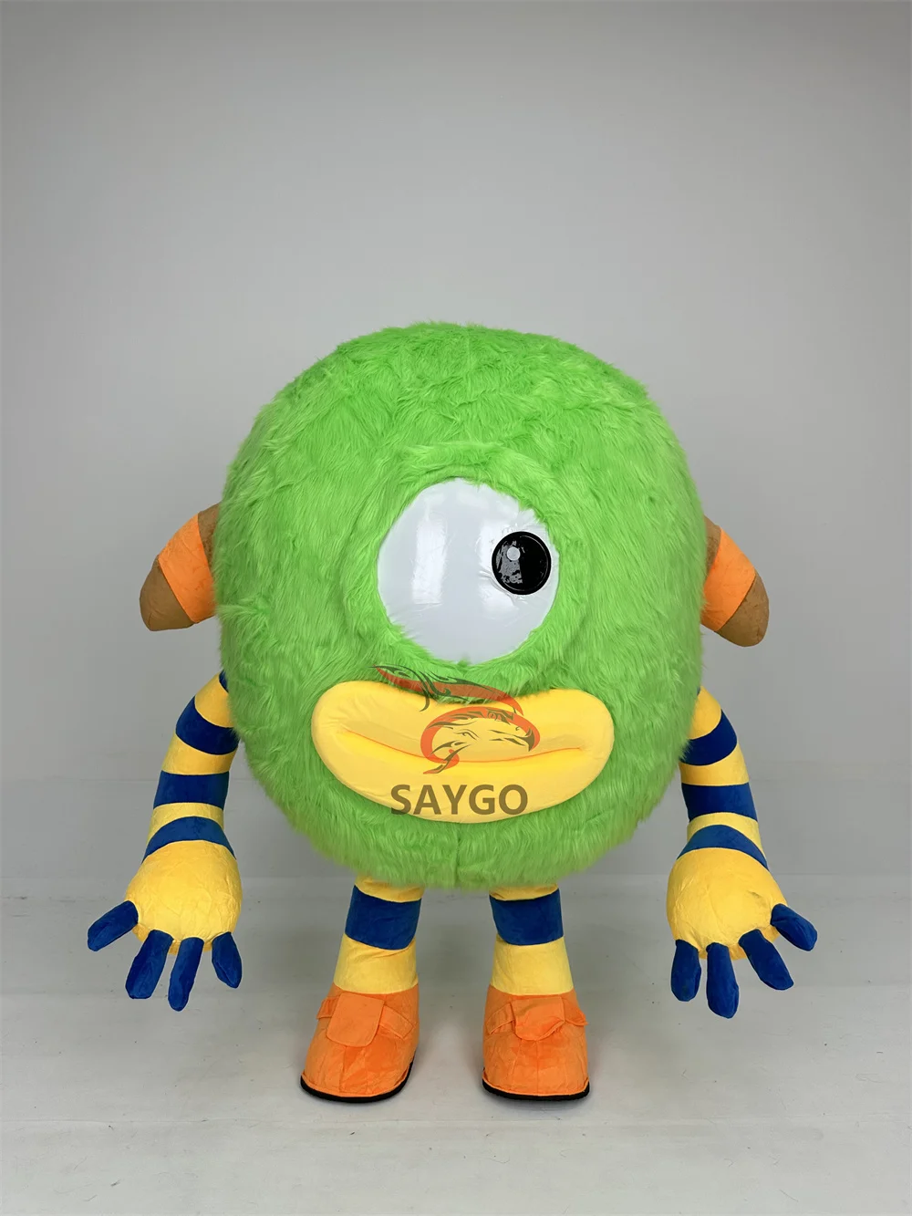 Thick Lips Eye Monster Mascot Costume Inflatable Mike Wazowski