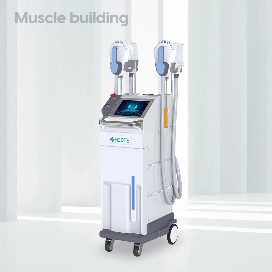 Устройство для снижения целлюлита RF устройство формирования мышц с 4 ручками сжигания жира скульптурирования тела без