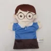 Marioneta de mano de papá estampada