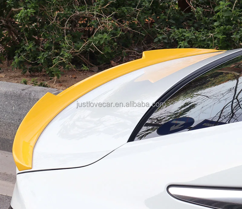 2021 MG5 ABS Car Rear Trunk Boot Spoiler Wing Lip DUCKTAIL