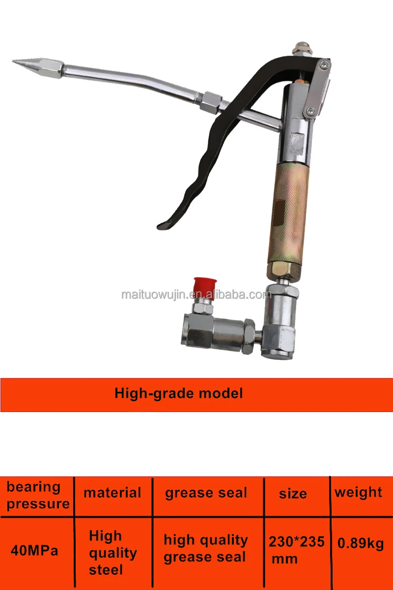 Oem Factory Grease Filling Nozzle High Pressure Pneumatic Air Operated