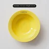 Tazón de cerámica para comida de gato - Amarillo