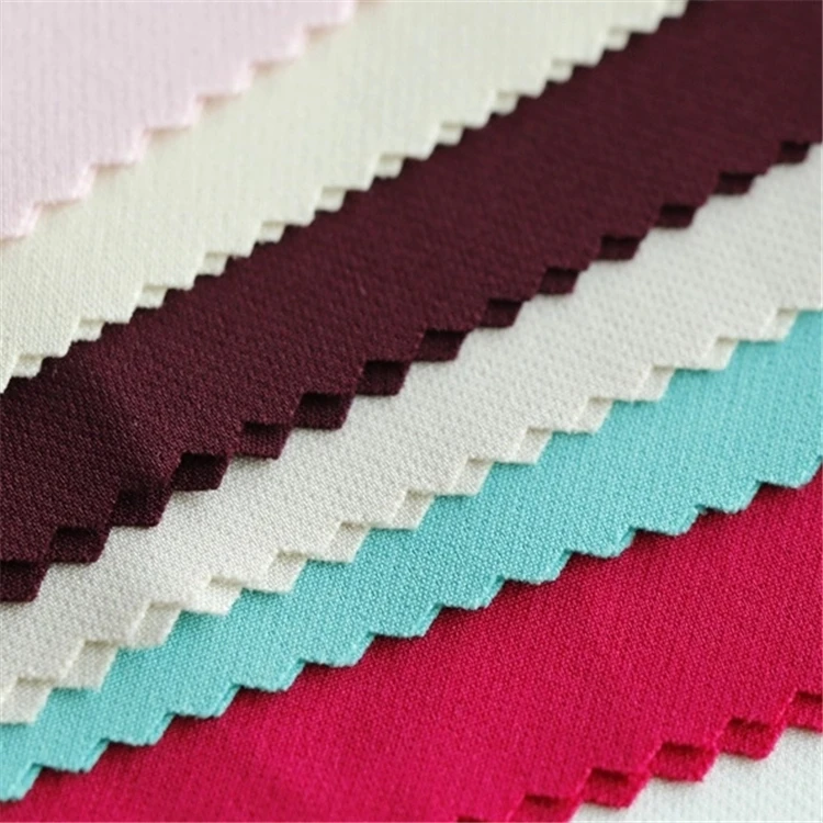 Оптовая продажа, 97% полиэстер, 3% спандекс, четырехсторонняя эластичная саржевая двухслойная ткань для одежды