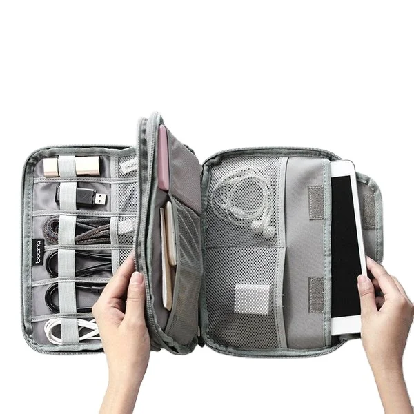 Универсальное портативное устройство на молнии, цифровая электронная организация, дорожный органайзер для хранения USB-кабеля и файлов, сумка, сумка