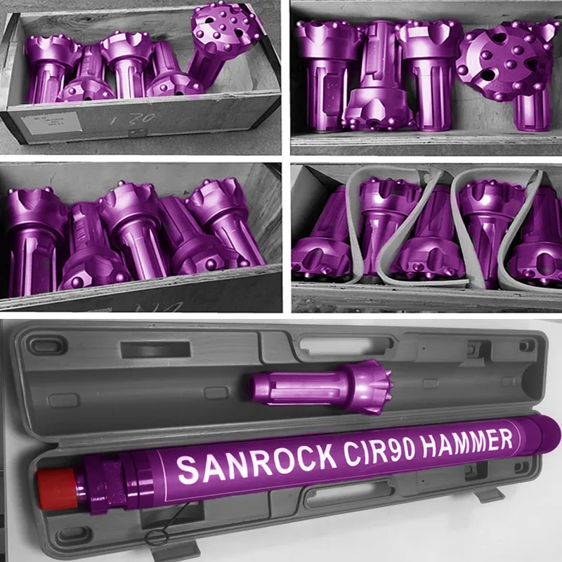 SANROCK DTH Hammer Button Drill Bit CIR110 Rock Drill Bit Mining DTH ...