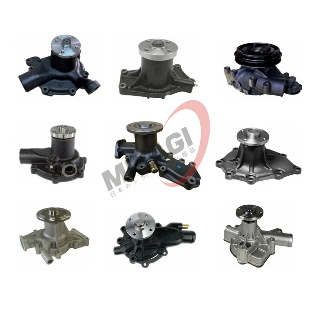 High Quality Water Pump Assy for Japan Truck for Mitsubishi Fuso Hino Nissan UD Isuzu NPR Over 300+ Items Truck Water Pump