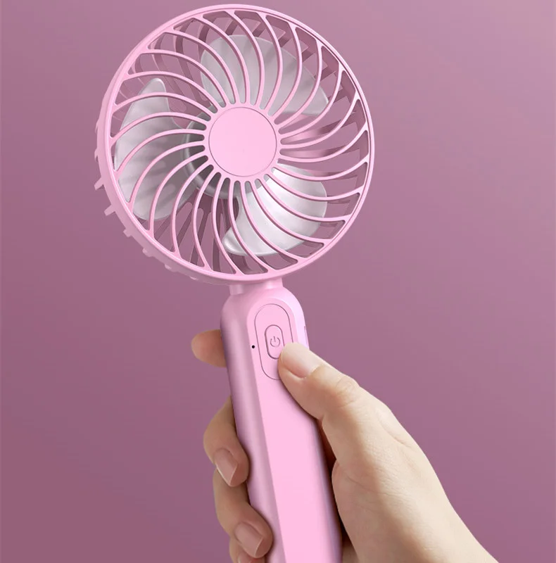 F9 Outdoor Standing Small Portable Rechargeable Electric Fan Custom Bracket Adjustable Cooling Mini Usb Desk Handheld Fan