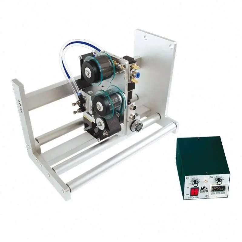 TEBAK High Quality Automatic Synchronization Expiry Date Machine Tracking Ribbon Thermal Coding Machine