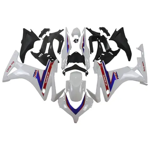 Fairings Honda for Honda CBR500R 2013-2015 White Black Bodywork Injection Panels Abs Plastic Motorcycle Fairing Kit