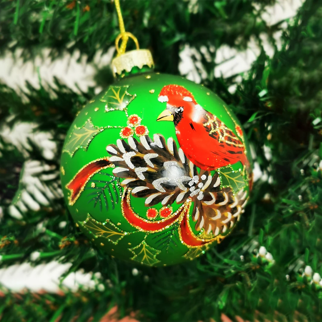 Ornaments Baubles Balls Christmas Glass Ornaments Boxed Colorful Clear