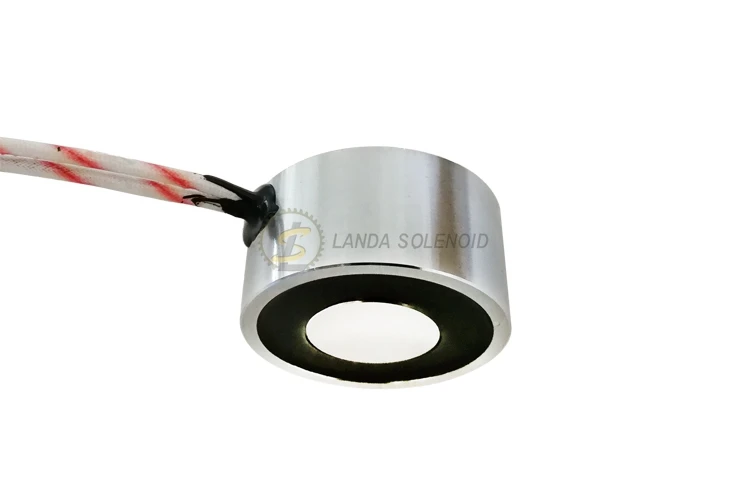 Land H5025 300N Force 12v Mini Round Electromagnet 24v Dc Small Holding Electromagnet