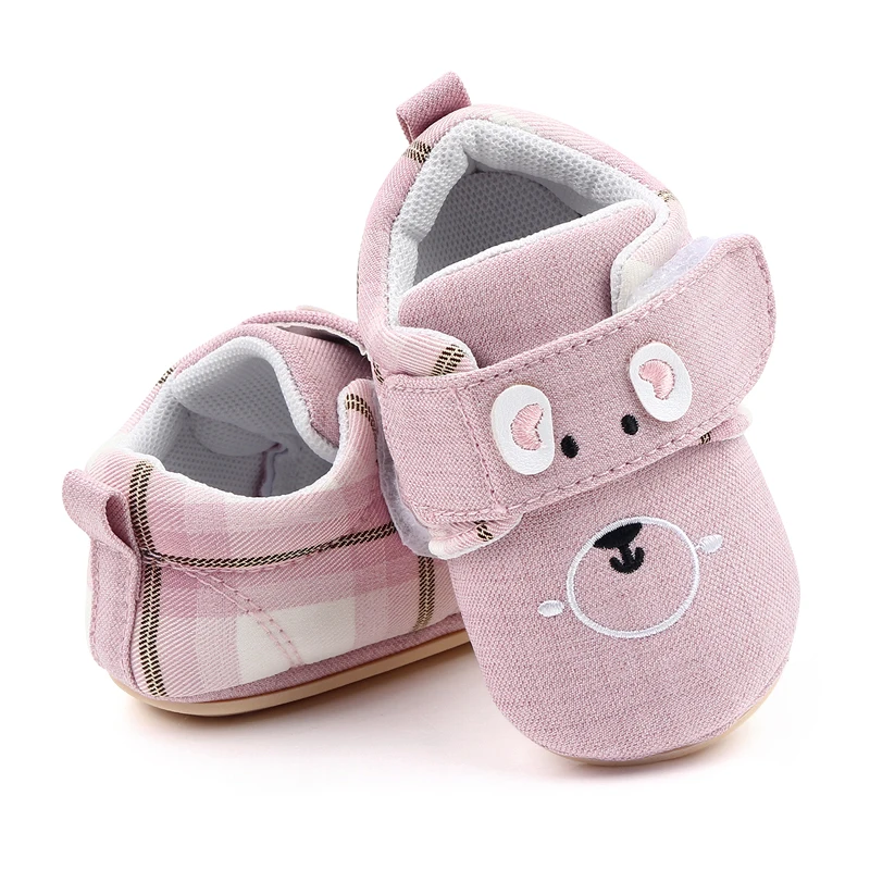 High Quality Soft TPR Baby Walking Shoes Soft Cotton Toddler Shoes supplier