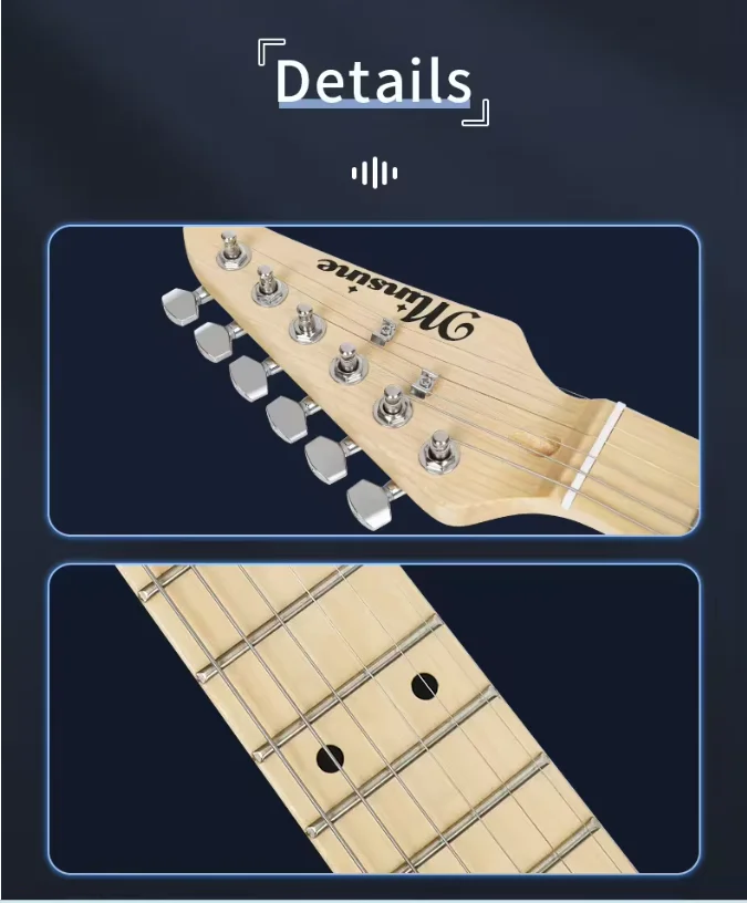 MS-100 Red 6 Strings ST Model Body Basswood Bridge System Tremolo Fingerboard Rosewood  Solo Electric Guitar