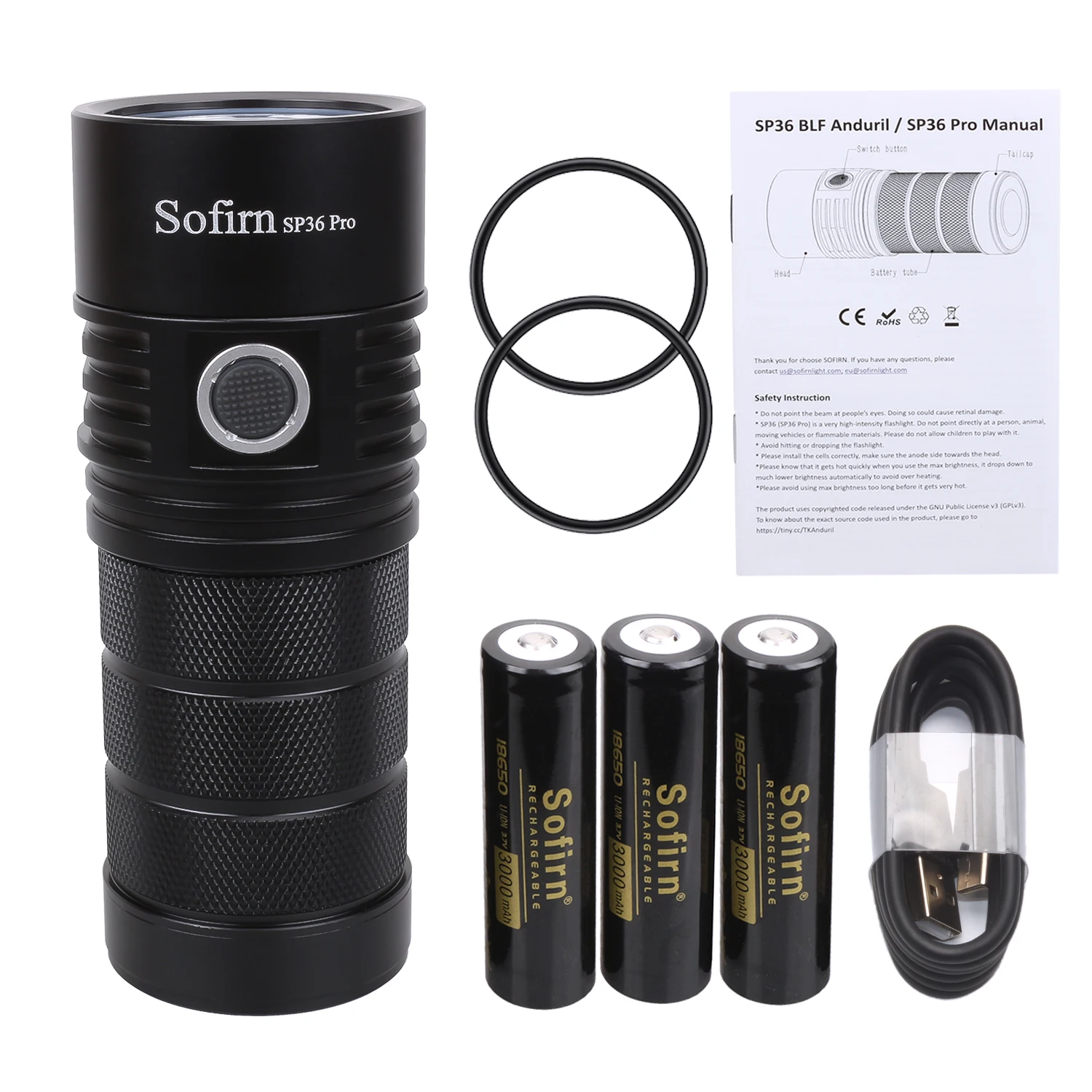 SP36 Pro Anduril 4*SST40 Powerful 8000LM LED Flashlight USB-C Rechargeable  18650 Torch Super Bright Lantern| Alibaba.com