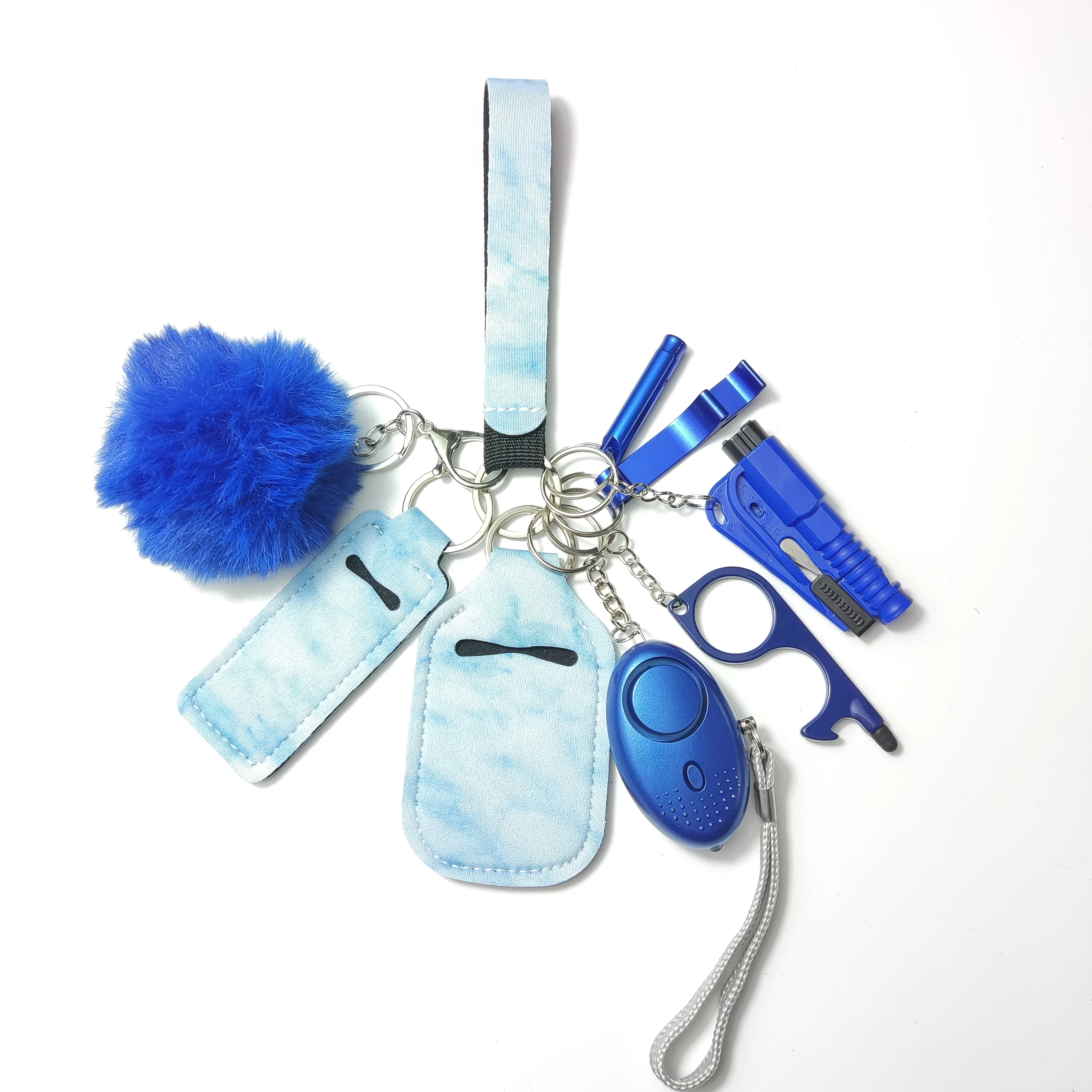 2023 New Hot Selling Self Defense Keychain Set Wholesale Safety