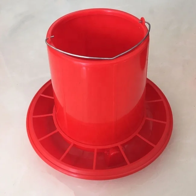 Amazon hot selling Poultry Broiler Hens Birds Bucket Drinkers and Feeder for Farming Equipment