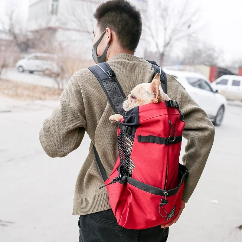 Breathable Pet Dog Carrier Bags for Large Breeds Travel in Comfort