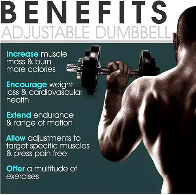 Juego de mancuernas de 20, 30 y 40kg para Fitness, comercial, para