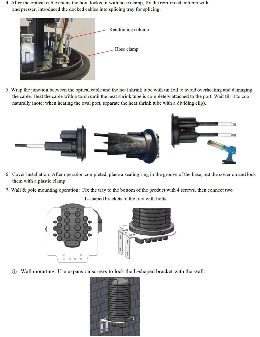 FTTH Fiber Optic Splice Closure - 384/1152 Core IP68 Dome