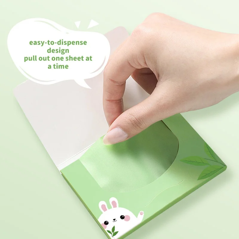 Kormesic 100 Pieces Manufacturer Wholesale Charcoal Charcoal Lavender Oil Absorbing Paper for Oil Blotting