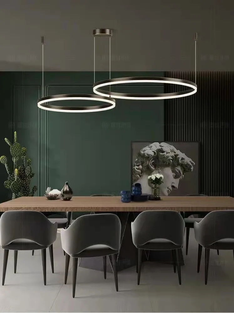 3 Rings Chandelier For Living Room 