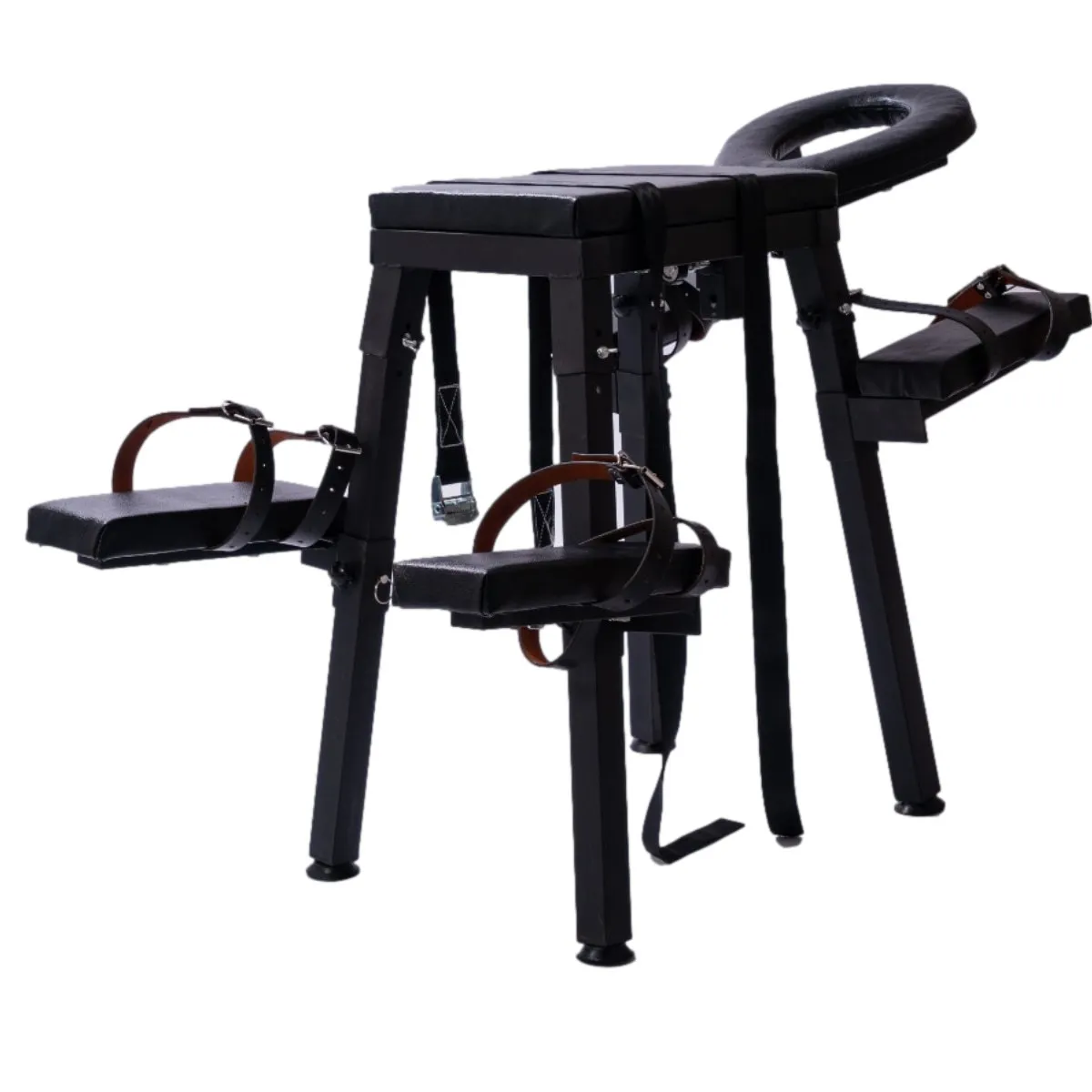 MOGlovers BDSM Position Bondage Restraint Chair Adult Furniture Handcuff leather-888072