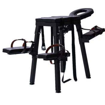 MOGlovers BDSM Position Bondage Restraint Chair Adult Furniture Handcuff leather