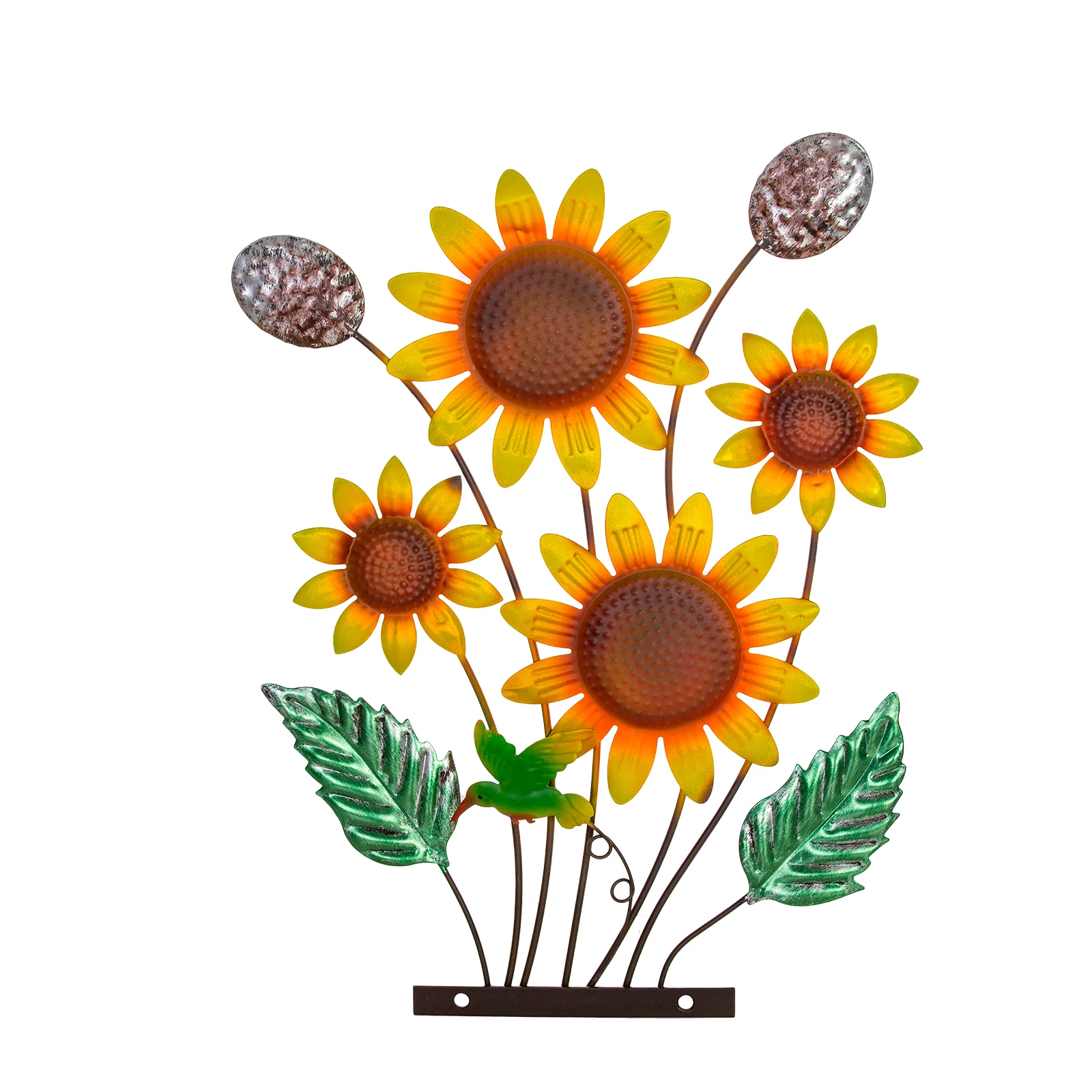 27.6"   Stake - Metal Sunflower for Outdoor  Patio s