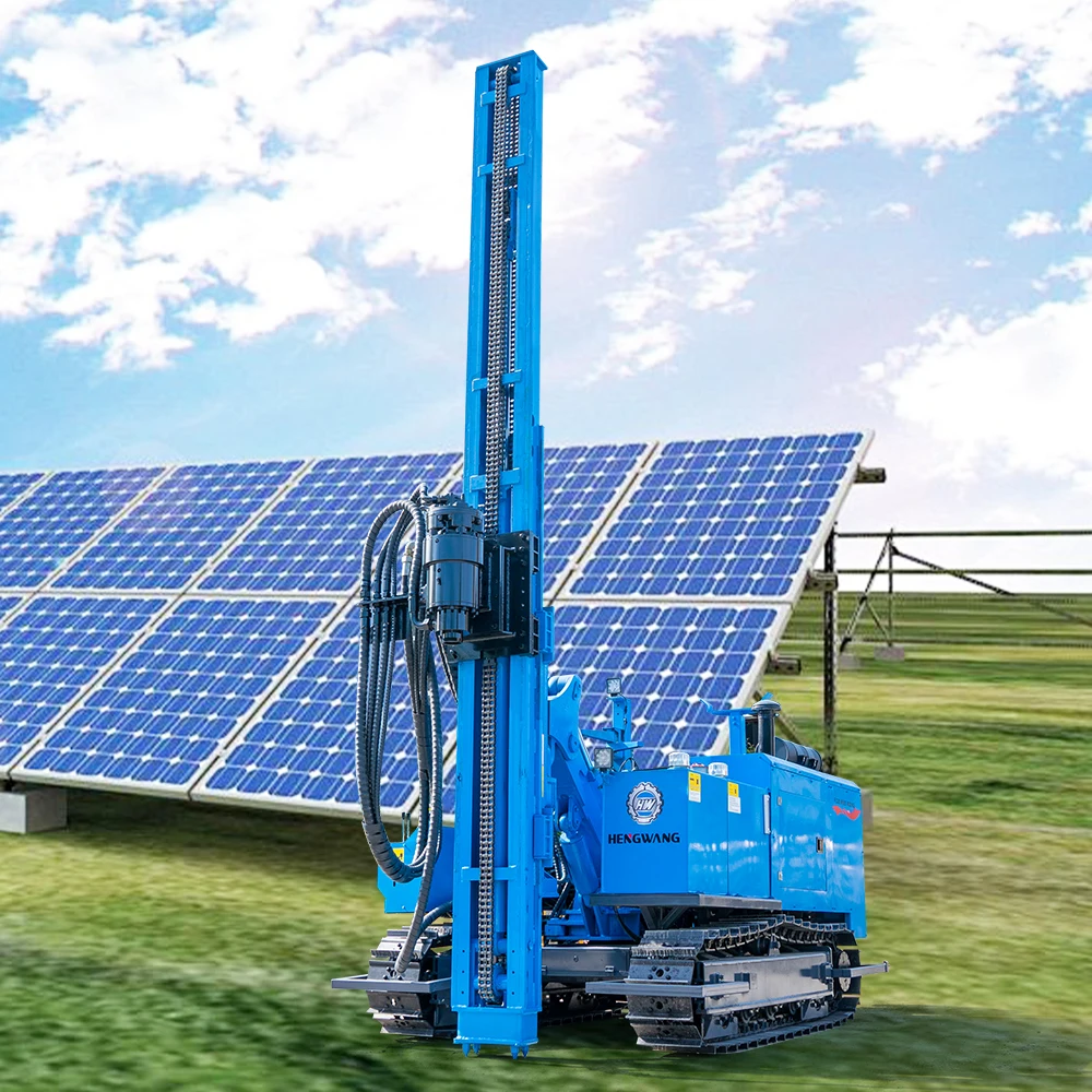 High-Speed Solar Installation Piling Machine for Photovoltaic Ground Systems