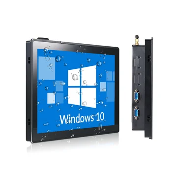 11.6"  J1900/ J4125/ i3 /i5  8+128G  industrial all in one pc aluminum windows front ip65 waterproof